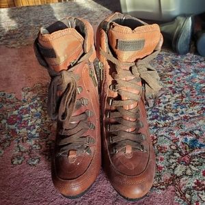 Kenneth Cole wedge booties